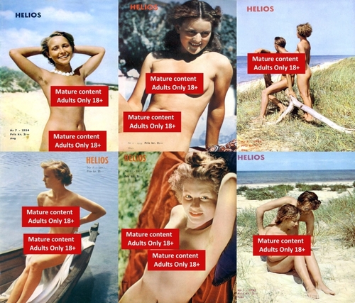 Product picture 1950s Swedish Naturist Magazines Helious - Vintage nudes fro