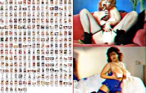 Product picture 1940s & 1950s Large Ladies lingerie glamour photos in 3D